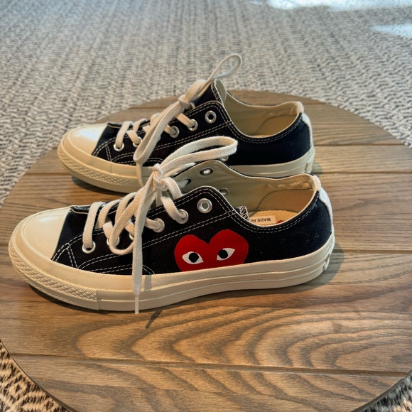 Comme de Garcon Converse Play Shoes - Picture 1 of 9